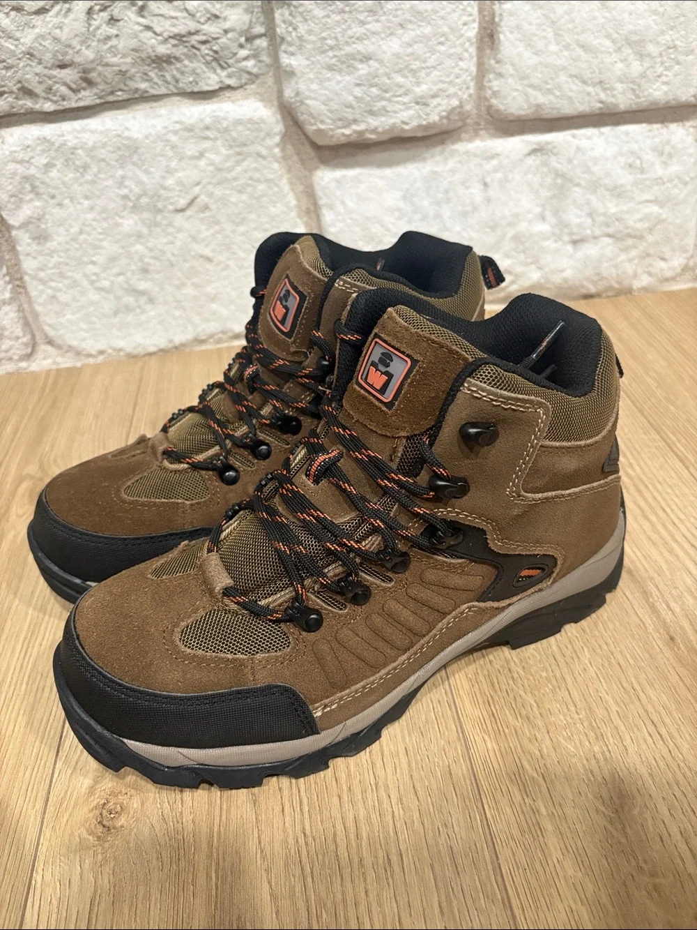Tamarack Men's Waterproof Mid Hiker, Brown Steel Toe